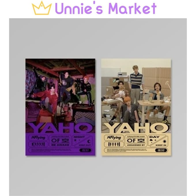 N.Flying [YAHO] 6e Mini Album No poster_Random ver. black