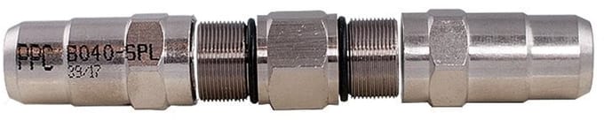 PPC B040-SPL | Coax kabelkoppeling | Bamboe-6 naar Bamboe-6
