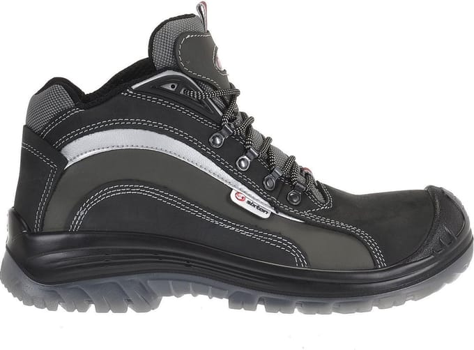 Sixton Adamello Werkschoenen Zwart/Grijs Hoog S3