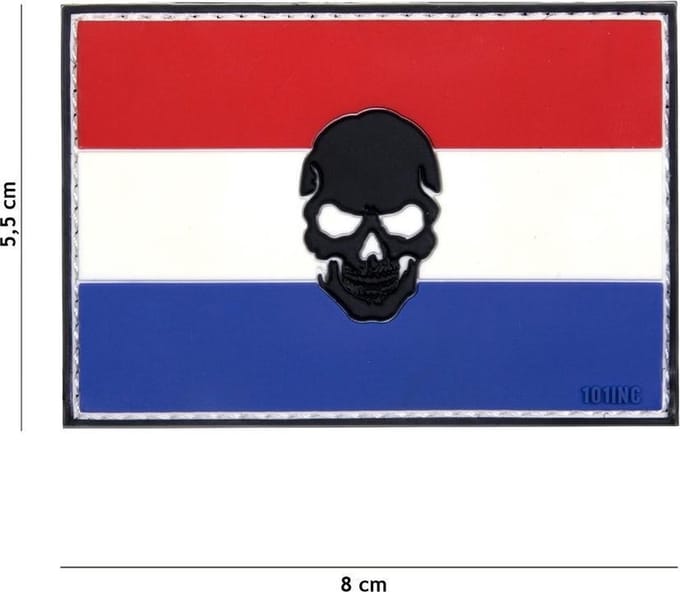 Embleem 3D PVC NL + Skull