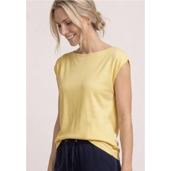Basic shirt met boothals