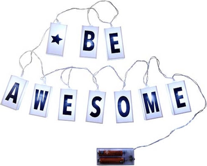 Cinema Lightbox 10 LED's - Letterslinger - 60 letters en symbolen