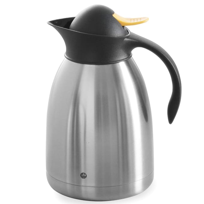 Thermos, pichet isotherme de restauration pour thé, double paroi, acier, 1,5 L - Hendi 446621 1.5 L
