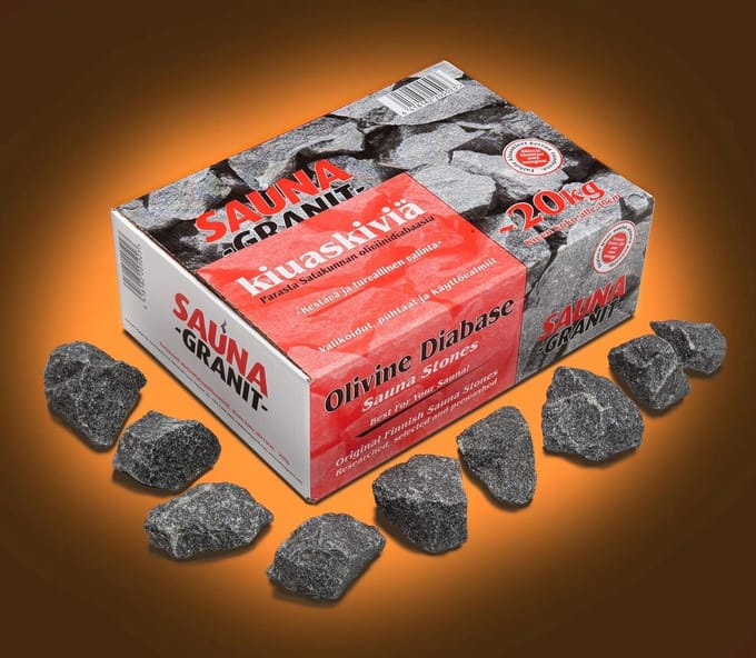 Saunastenen 20kg voor optimale warmte en ontspanning
