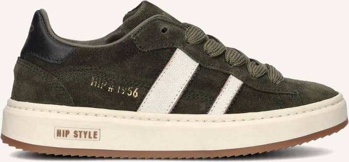 Hip H1102 Sneakers - Kids - Donkergroen - Maat 34