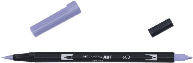 Tombow ABT Dual Brush Pen 603 periwinkle