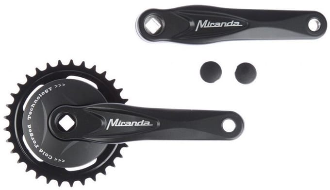Miranda Crankstel Alfa 1 Met Disk 33t 170 Mm Zwart
