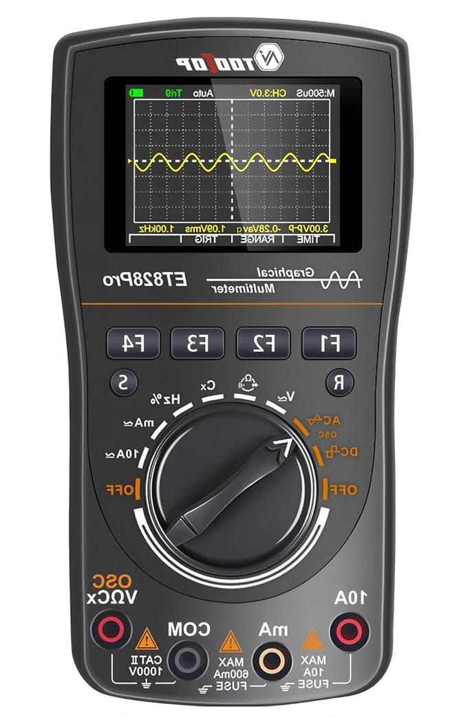 Handheld Oscilloscope - Meetinstrument Combinatie - Elektronica Testen - 2-in-1 Functie - 10MHz Bandbreedte - Multicolor