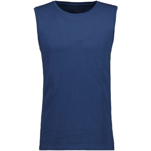 Ragman Ondermode Athletic Jersey Shirt Round Neck Night Blue / male