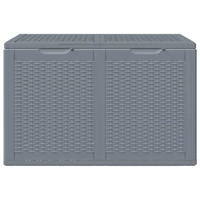 vidaXL - Tuinbox - 180 - L - PP - rattan - grijs
