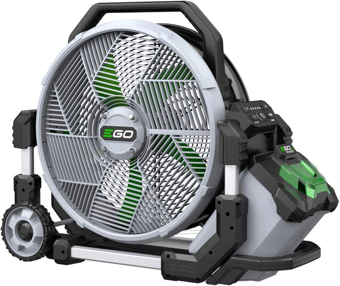EGO FN1800E Accu Ventilator met Vernevelingsfunctie