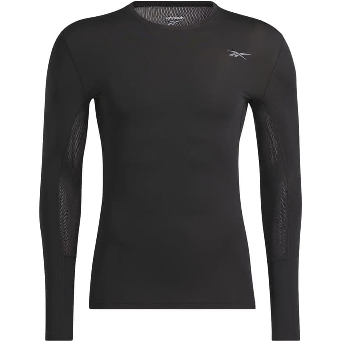 Reebok Comp T-shirt Met Lange Mouwen Zwart M Man