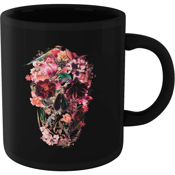 Ikiiki Bird Skull Mug - Black