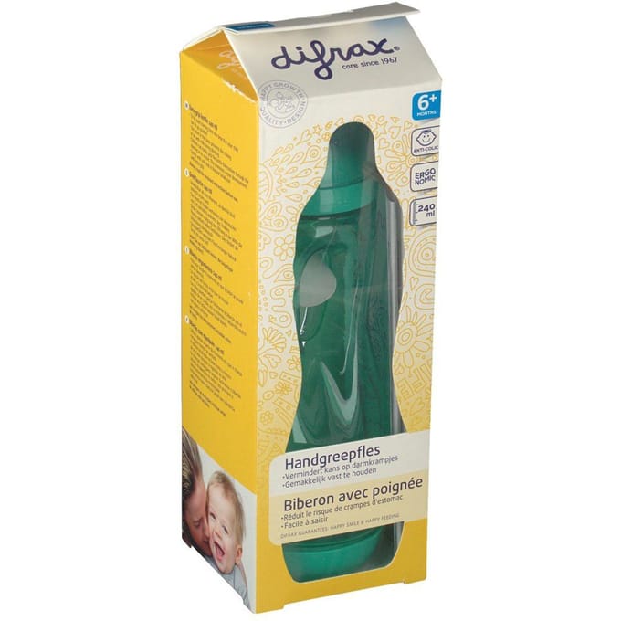Difrax Handgreepfles Groot New 250ml 193