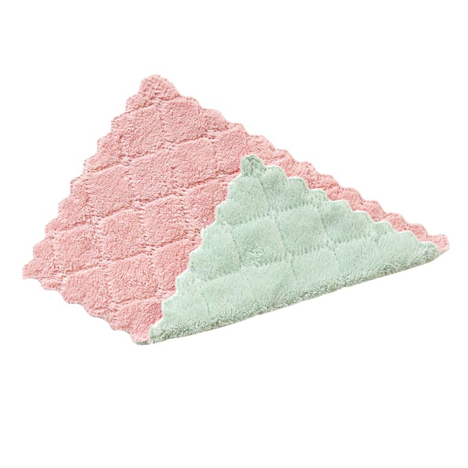 Absorberende Reinigingsdoek Super Krachtig Herbruikbaar Dubbelzijdig Microvezeldoekje Droog Nat Dubbel Gebruik white