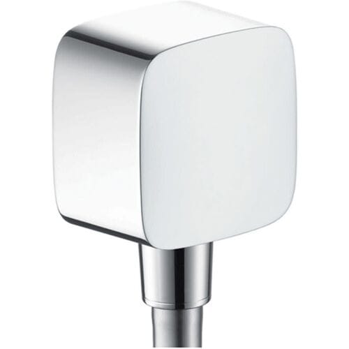 AXOR Fixfit kunststof muuraansluitbocht m. slangaansluiting softcube chroom