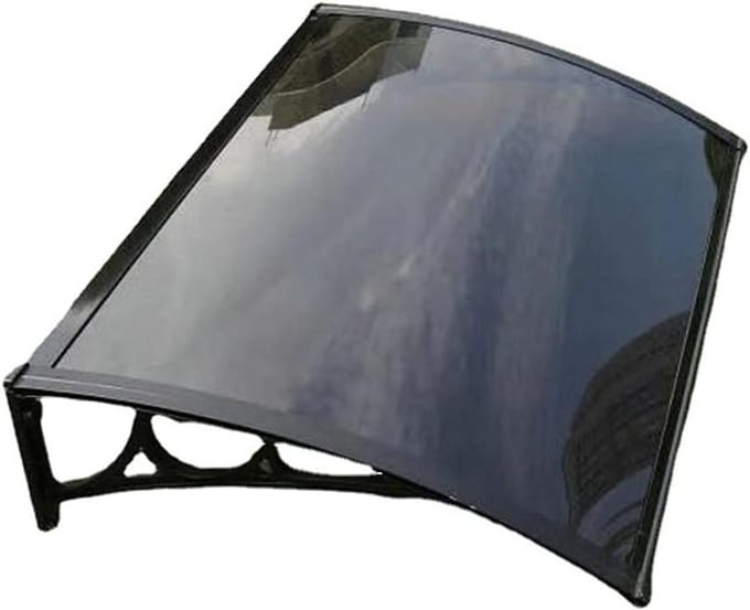 Deur Luifel - Buiten Overkapping - Bescherming Tegen Weer - Polycarbonaat Plaat - 60 x 100 cm - Geel