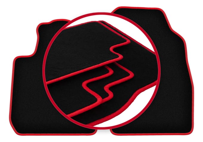CARLUX-RED automatten voor: Ford StreetKa cabriolet (2003-2006)
