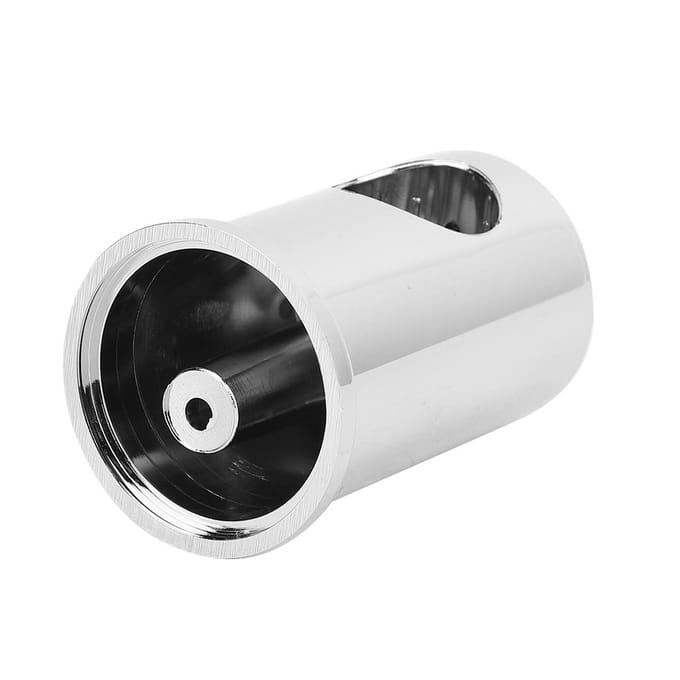 2 Stuks Zilver Wit ABS Galvaniseren Douche Hefrail Beugel Basis Badkameraccessoires white