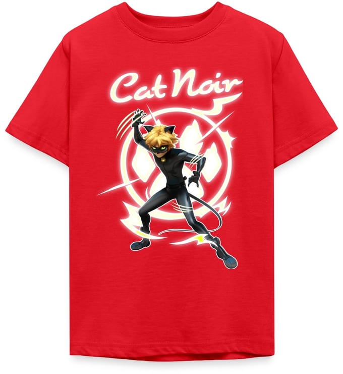 Miraculous Cat Noir Adrien Superheld T-Shirt Tiener