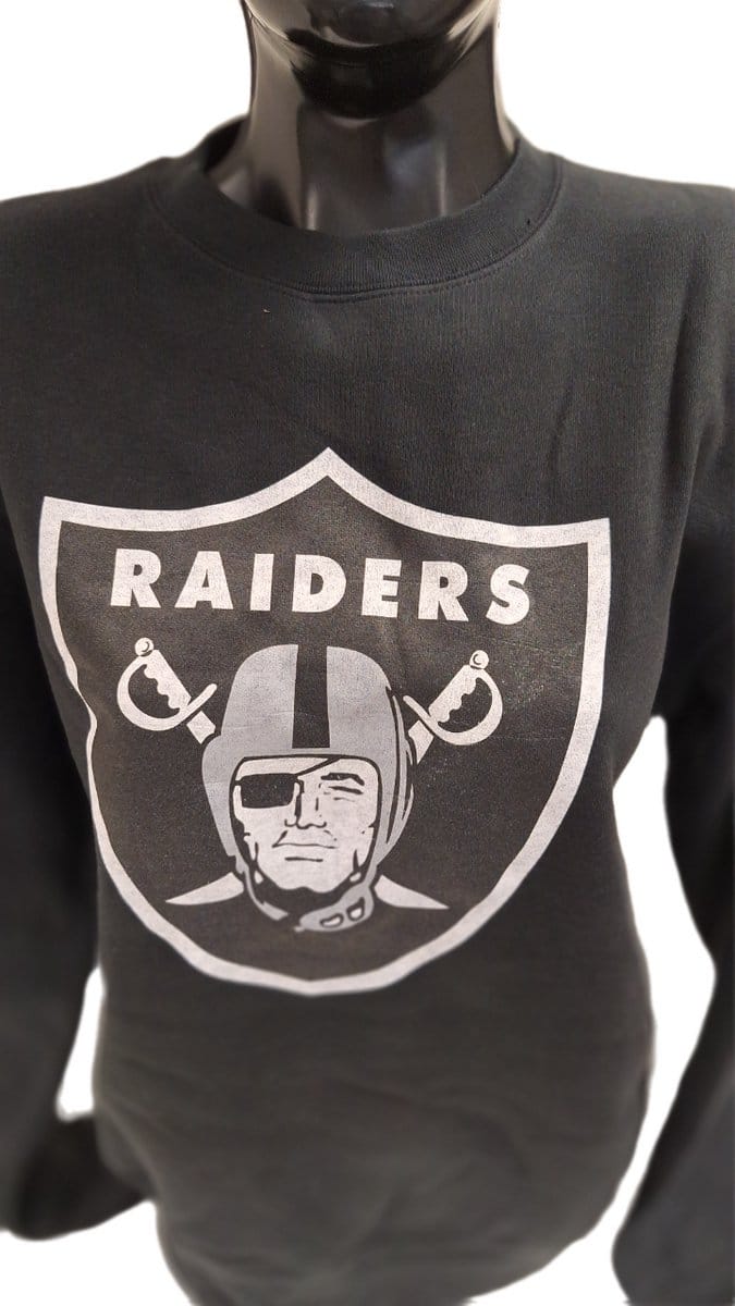 LAS VEGAS RAIDERS- CREWNECK -BLACK- XXL