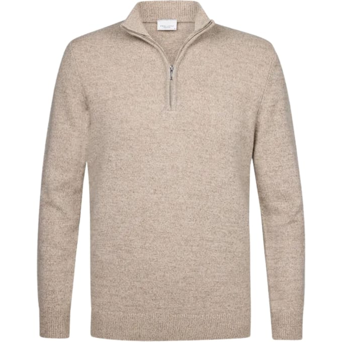 Profuomo  Lange Mouw Overhemden Zand Ppwj30029