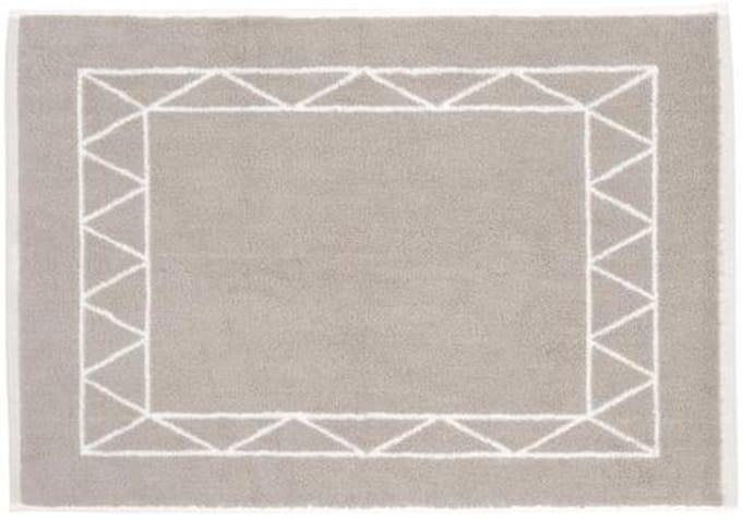 Badmat beige Mjukis taupe douchevoorlegger 50x70