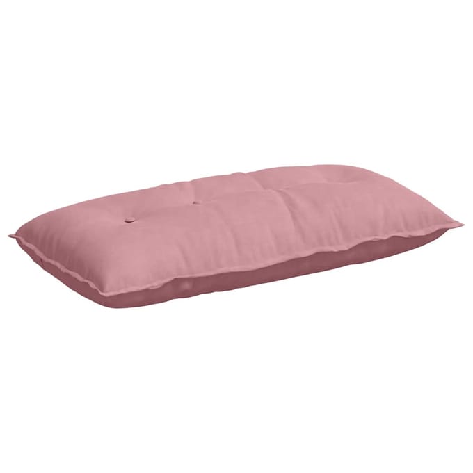 vidaXL - Rugkussen - Roze - 100 - x - 50 - cm - Corduroy - stof