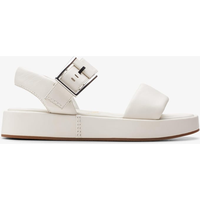 Alda Strap Off White Lea Sandalen