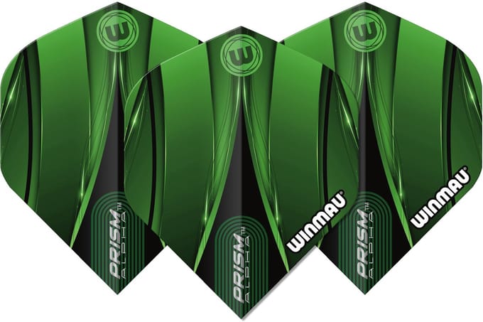 Winmau Prism Alpha Sniper Green - Dart Flights