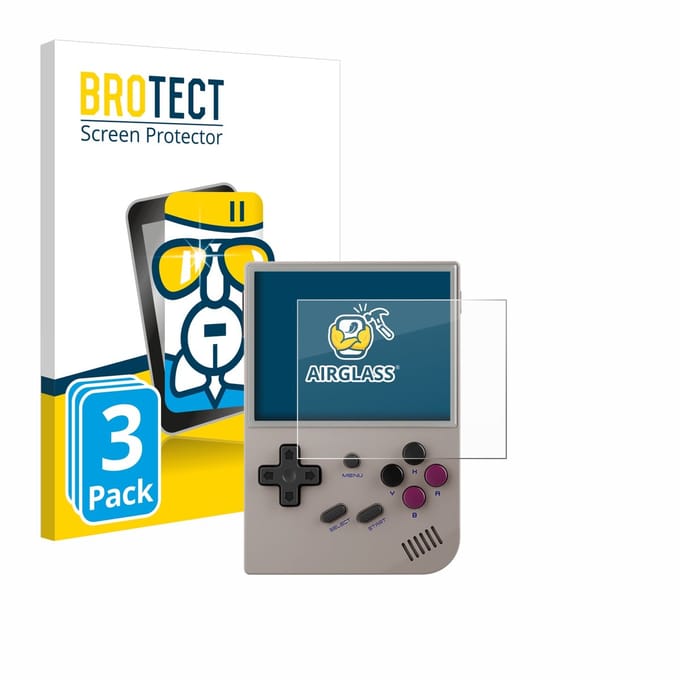 Screenprotector 3 Stuks voor Anbernic RG35XX Plus Beschermglas transparant