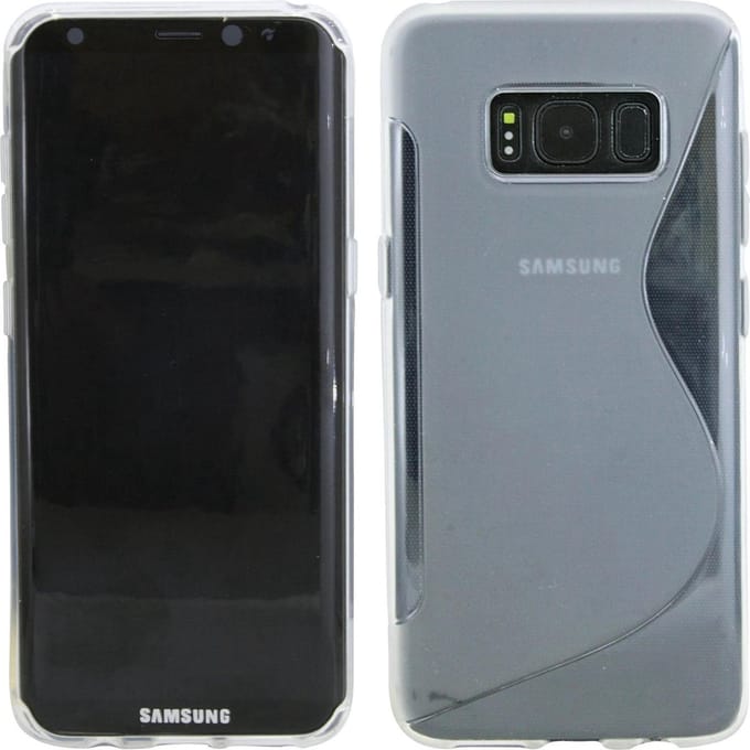 Geschikt voor Samsung Galaxy S8 Plus Transparant S-line TPU hoesje