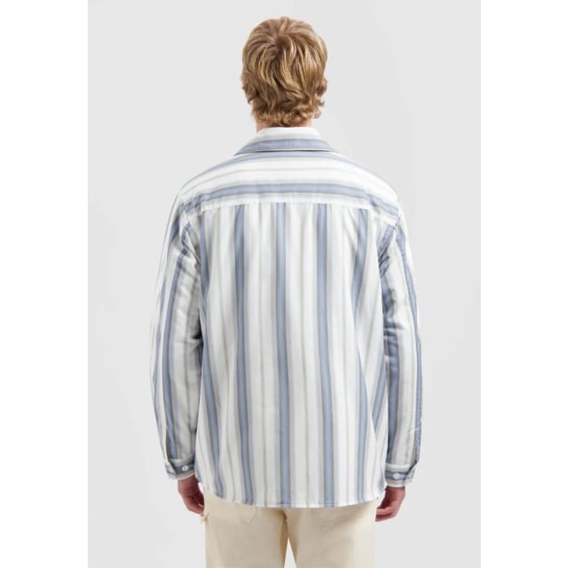 Olaf ØlÅf padded stripe overshirts m160509