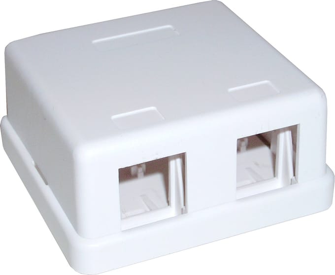BeMatik - TB110 compatibele universele aansluitdoos met 2 sockets