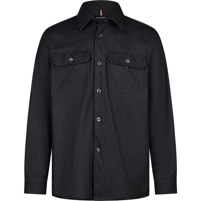 Kent-kraag overshirt Hechter