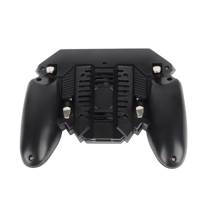 Mobiele Gamecontroller Professionele Gevoelige Besturing 6 Vinger Bediening Gamepad met Koelventilator black