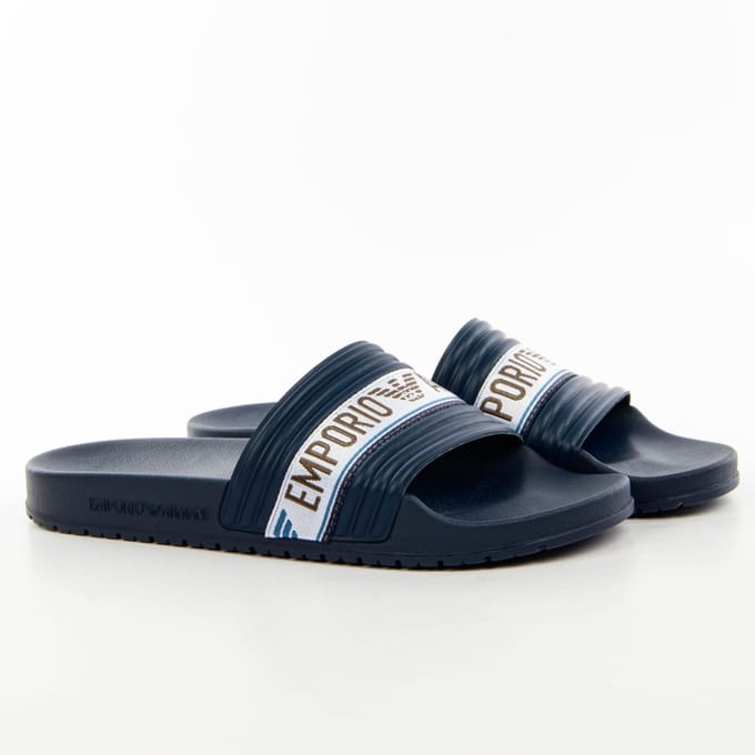 Emporio Armani heren teenslippers met adelaar