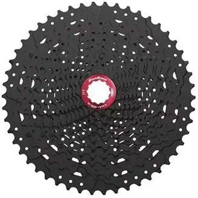 Cassette Sunrace CSMZ90 12 speed 11-50T - zwart met rode spider