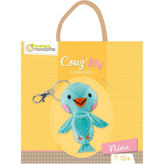 Avenue Mandarine Naaien knutselpakket Mini Couz'In "Vogel Nina"