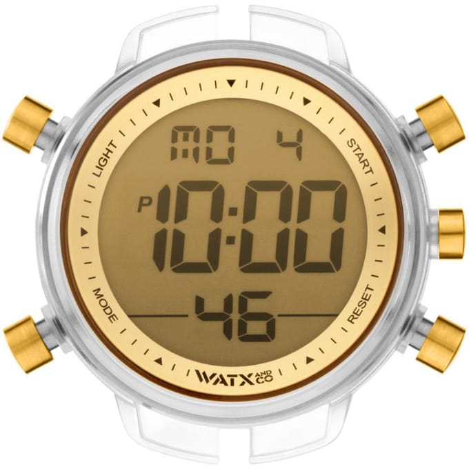 Horloge Watxandco Rwa1747. Doos, Kleur Geel. Uniseks. beige
