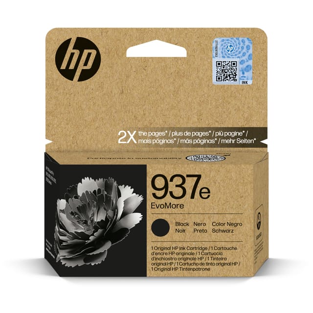 Inktcartridge hp 4s6w9ne 937e evomore zwart | 1 stuk