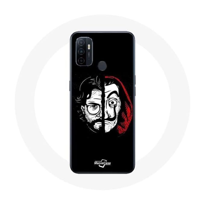 Oppo A53 Case La casa de papel El Profesor Mask Split