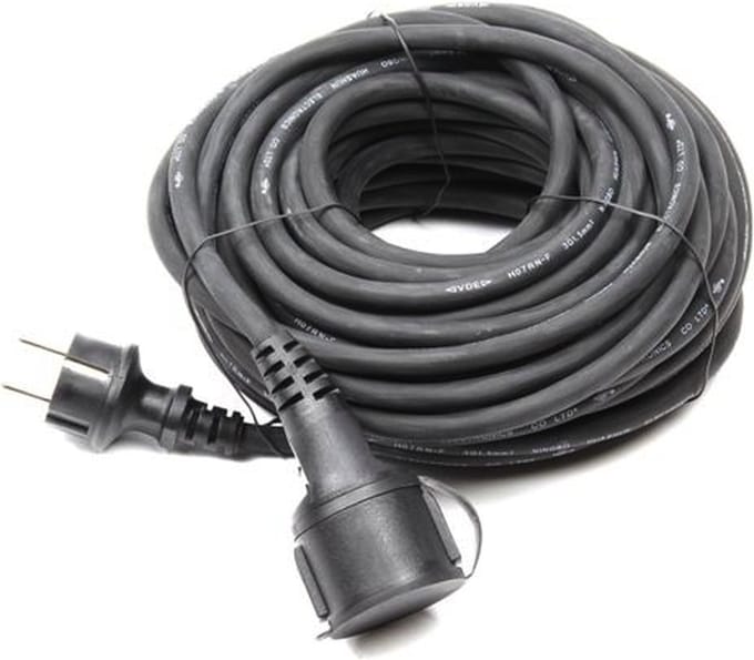 Verlengkabel neopreen (3x1.5) 20meter- verlengkabel - verlengkabel 20 meter - verlengsnoer