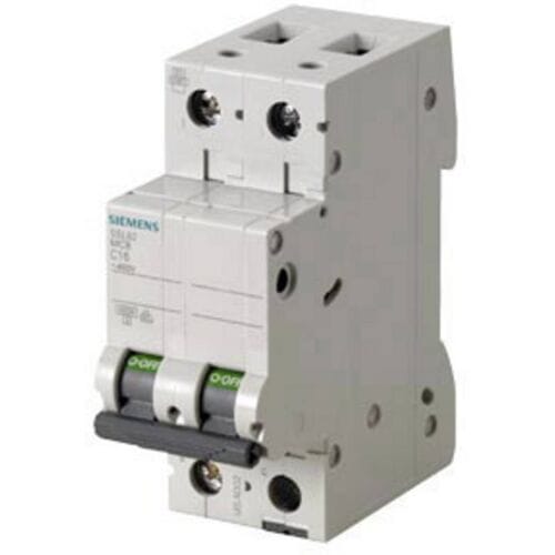 Siemens Miniature circuit breaker 400 V 6 kA, 2-pole, C, 2 A