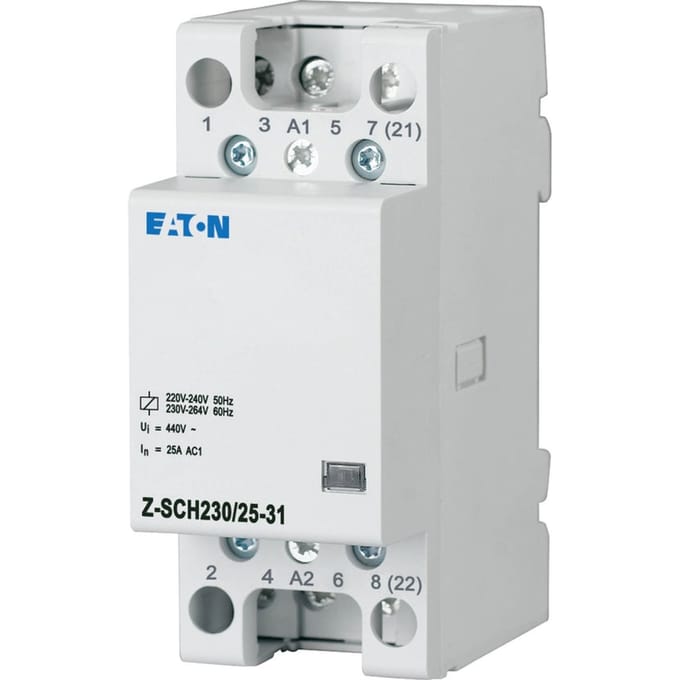 Eaton Installatiemagneetschakelaar 230VAC 50Hz 25A 3NO 1NC - 248846 - E3DSK