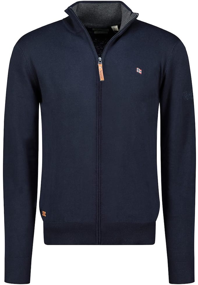 Geographical Norway Fregate Heren Vest Opstaande Kraag Blauw - M