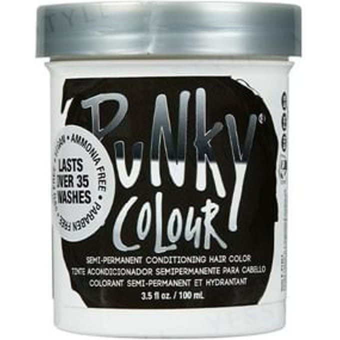 Punky Colour - Semi-Permanent Conditioning Hair Color Ebony 100ml