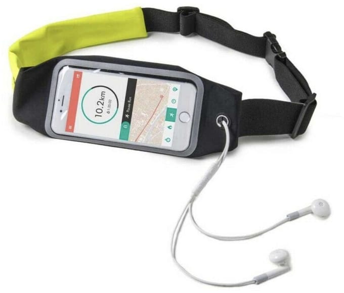 Celly - RunBelt Duo Sportriem Smartphone - Geel