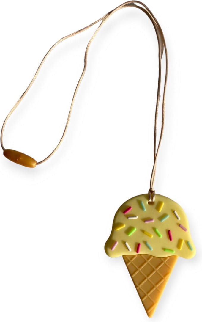 Bijtketting | Ijsje | Geel | Goud | Vanaf 3 jaar!