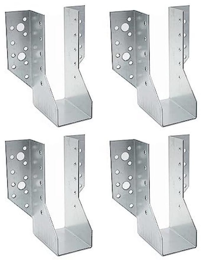 Balkdragers 4-pack | Balkschoenen type A | 48 x 136 x 75 mm | Zink